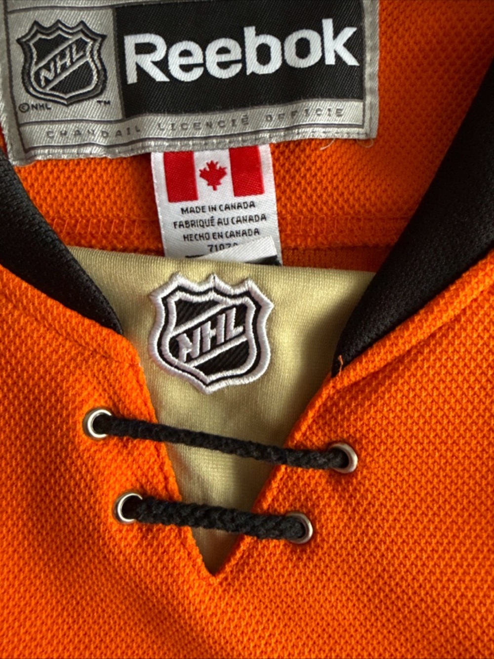 MEN’S REEBOK JOHN GIBSON #36 2015 REEBOK ANAHEIM DUCKS 3rd JERSEY SZ 52 RARE - Picture 4 of 6